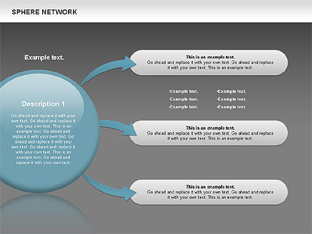 Red Esfera, Diapositiva 16, 00736, Modelos de negocios — PoweredTemplate.com