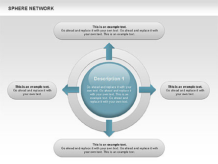 Réseau Sphère, Diapositive 9, 00736, Modèles commerciaux — PoweredTemplate.com