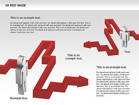 Labirin 3d, Slide 11, 00738, Model Bisnis — PoweredTemplate.com