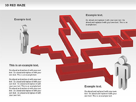 3d labyrinthe, Diapositive 5, 00738, Modèles commerciaux — PoweredTemplate.com
