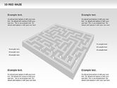 3D Maze - Presentation Template for Google Slides and PowerPoint | #00738