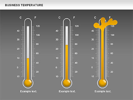 Temperatura del negocio, Diapositiva 11, 00741, Modelos de negocios — PoweredTemplate.com