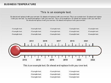 Temperatura do negócio, Deslizar 4, 00741, Modelos de Negócio — PoweredTemplate.com