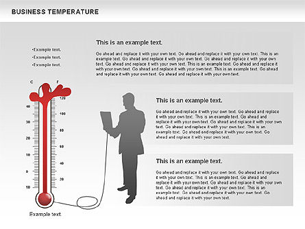 Temperatura del negocio, Diapositiva 8, 00741, Modelos de negocios — PoweredTemplate.com