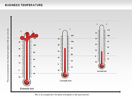 Temperatura del negocio, Diapositiva 9, 00741, Modelos de negocios — PoweredTemplate.com