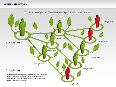 녹색 네트워크, 슬라이드 13, 00743, 비즈니스 모델 — PoweredTemplate.com