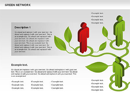 녹색 네트워크, 슬라이드 7, 00743, 비즈니스 모델 — PoweredTemplate.com