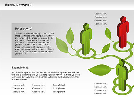 녹색 네트워크, 슬라이드 9, 00743, 비즈니스 모델 — PoweredTemplate.com