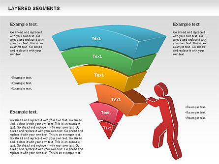 Layered Segments, Slide 4, 00744, Business Models — PoweredTemplate.com