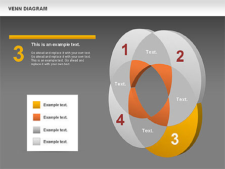 Diagramme de Venn, Diapositive 15, 00745, Modèles commerciaux — PoweredTemplate.com