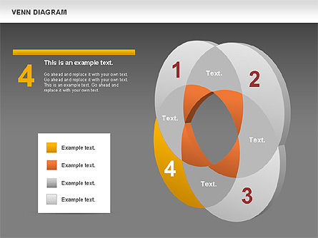 Diagram Venn, Slide 16, 00745, Model Bisnis — PoweredTemplate.com
