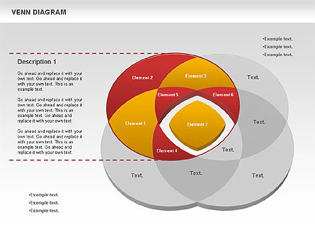 Diagrama de Venn, Diapositiva 8, 00745, Modelos de negocios — PoweredTemplate.com