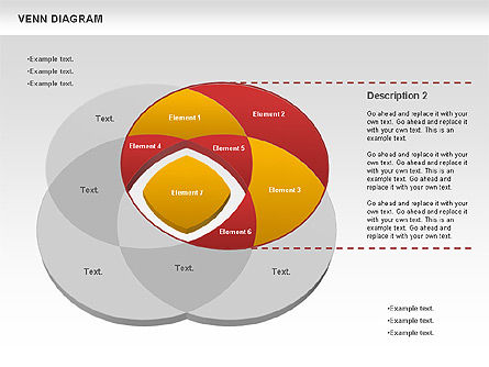Diagram Venn, Slide 9, 00745, Model Bisnis — PoweredTemplate.com