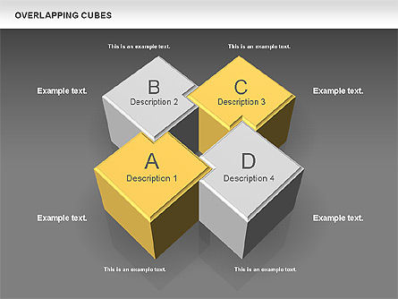 Cubos superpuestos, Diapositiva 15, 00746, Modelos de negocios — PoweredTemplate.com