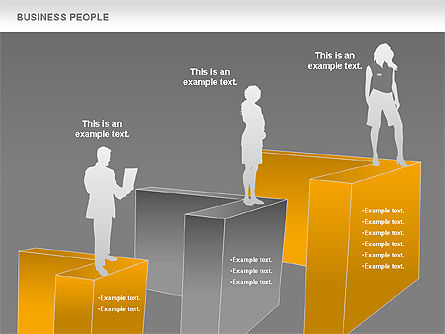 Hommes d'affaires, Diapositive 15, 00752, Modèles commerciaux — PoweredTemplate.com