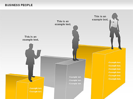 Gente de negocios, Diapositiva 5, 00752, Modelos de negocios — PoweredTemplate.com
