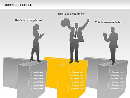 Hommes d'affaires, Diapositive 7, 00752, Modèles commerciaux — PoweredTemplate.com