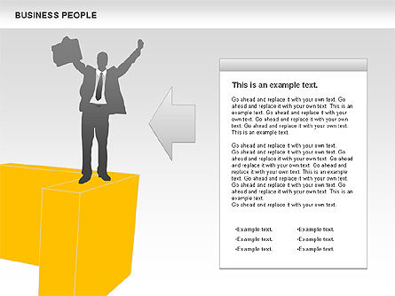 Pessoas de negócio, Deslizar 9, 00752, Modelos de Negócio — PoweredTemplate.com