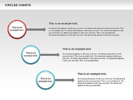 Charts with Circles, Slide 7, 00756, Shapes — PoweredTemplate.com