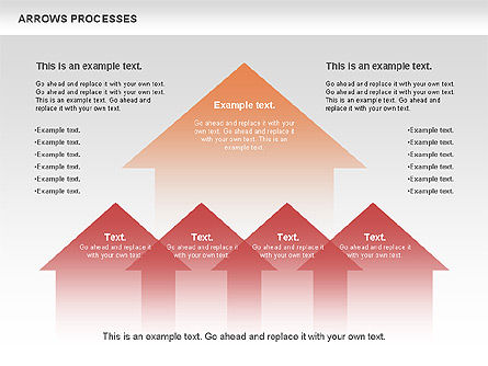 Arrows Processes, Diapositiva 3, 00758, Diagramas de proceso — PoweredTemplate.com
