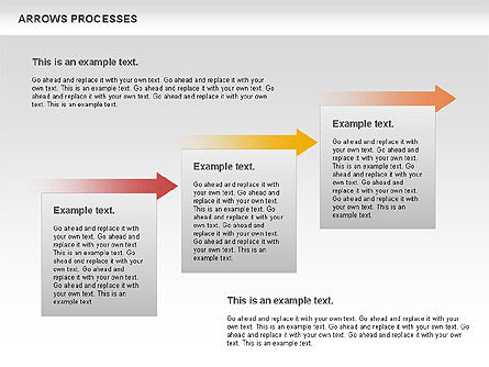Proses Tanda Panah, Slide 9, 00758, Diagram Proses — PoweredTemplate.com