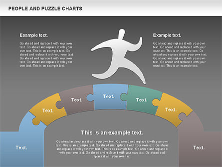 People and Puzzles, Slide 16, 00759, Puzzle Diagrams — PoweredTemplate.com