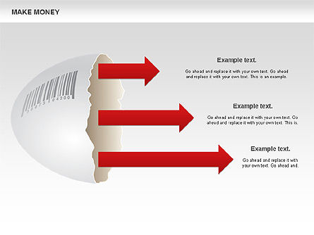 お金の図を作る, スライド 10, 00764, ビジネスモデル — PoweredTemplate.com