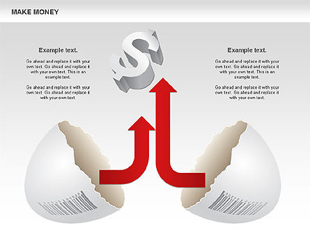 Make Money Diagram, Slide 13, 00764, Business Models — PoweredTemplate.com