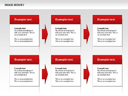 Make money diagram, Deslizar 14, 00764, Modelos de Negócio — PoweredTemplate.com