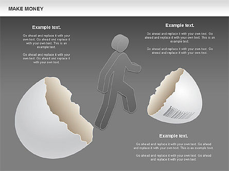 Diriger l'argent, Diapositive 18, 00764, Modèles commerciaux — PoweredTemplate.com