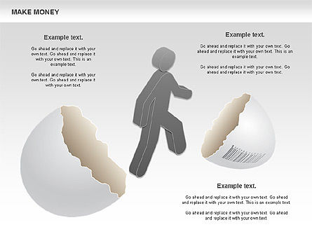 Diriger l'argent, Diapositive 4, 00764, Modèles commerciaux — PoweredTemplate.com