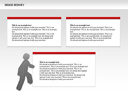 Make Money Diagram, Slide 6, 00764, Business Models — PoweredTemplate.com