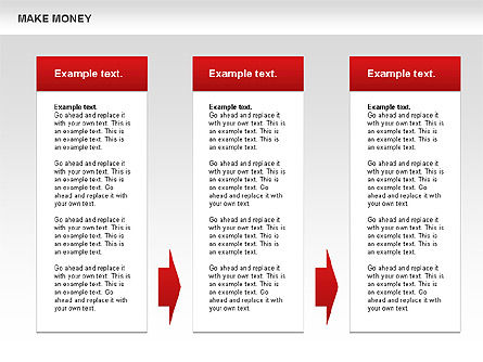 Make Money Diagram, Slide 9, 00764, Business Models — PoweredTemplate.com