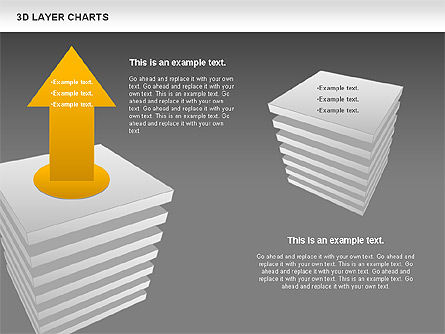 Gráficos de capas 3D, Diapositiva 16, 00767, Modelos de negocios — PoweredTemplate.com