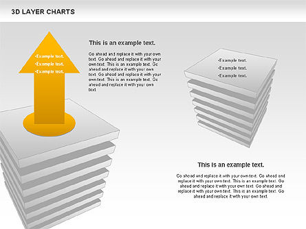 Tableaux de couches 3D, Diapositive 6, 00767, Modèles commerciaux — PoweredTemplate.com