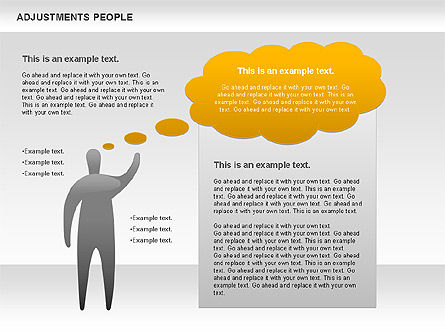 Ajustement des gens, Diapositive 10, 00768, Formes — PoweredTemplate.com