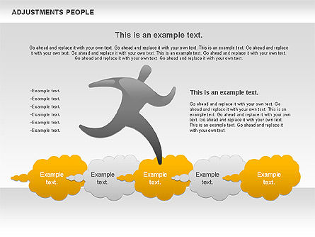 Ajustement des gens, Diapositive 11, 00768, Formes — PoweredTemplate.com