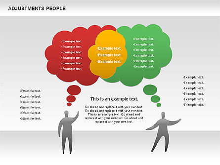 Ajustement des gens, Diapositive 6, 00768, Formes — PoweredTemplate.com