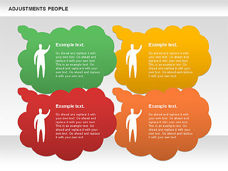 Ajustes Personas, Diapositiva 8, 00768, Formas — PoweredTemplate.com