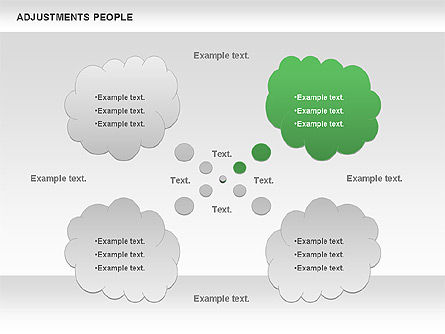 Ajustement des gens, Diapositive 9, 00768, Formes — PoweredTemplate.com