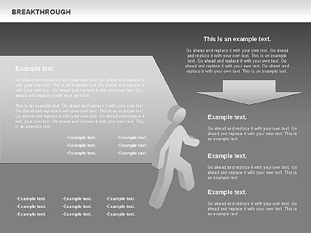 Breakthrough Diagram, Slide 12, 00770, Stage Diagrams — PoweredTemplate.com