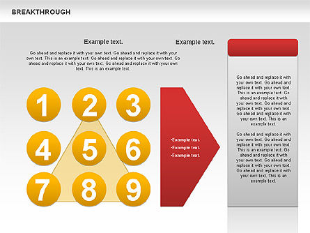 Breakthrough Diagram, Slide 2, 00770, Stage Diagrams — PoweredTemplate.com