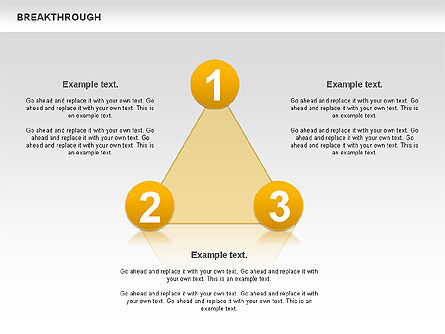 Breakthrough Diagram, Slide 3, 00770, Stage Diagrams — PoweredTemplate.com