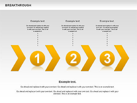 Breakthrough Diagram, Slide 4, 00770, Stage Diagrams — PoweredTemplate.com