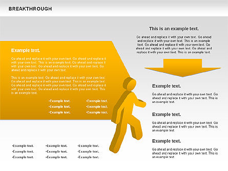 Breakthrough diagrama, Deslizar 7, 00770, Diagramas de Etapas — PoweredTemplate.com