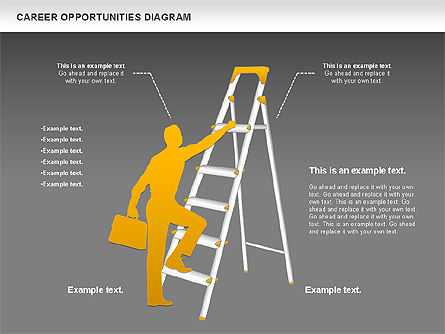 Opportunités de carrière, Diapositive 13, 00771, Modèles commerciaux — PoweredTemplate.com