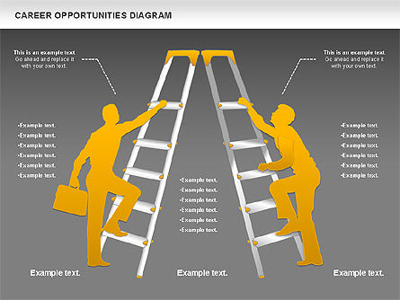 직업 기회, 슬라이드 19, 00771, 비즈니스 모델 — PoweredTemplate.com
