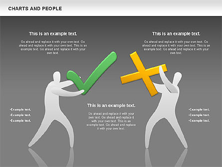 Gráficos y personas, Diapositiva 13, 00772, Formas — PoweredTemplate.com