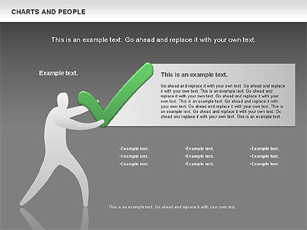 Gráficos y personas, Diapositiva 15, 00772, Formas — PoweredTemplate.com