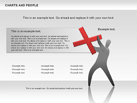 Gráficos y personas, Diapositiva 6, 00772, Formas — PoweredTemplate.com